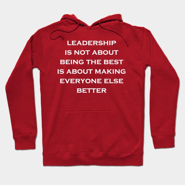 Leadership Hoodie by Aim For The Face